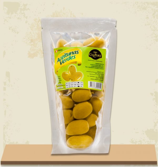 Aceituna verde de 100gr de Tacna