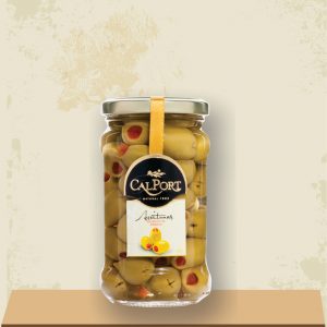 Aceitunas verdes de tacna 200gr rellenas con pimiento
