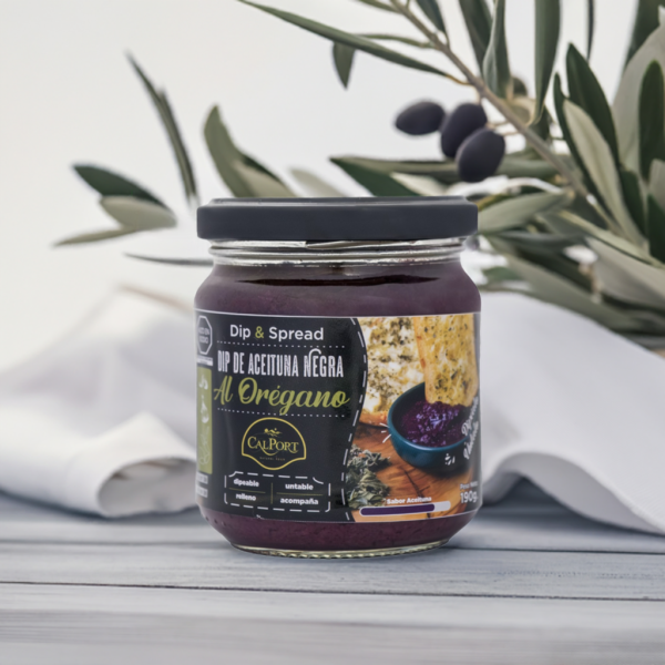 DIP Y SPREAD DE ACEITUNA AL OREGANO x190gr.